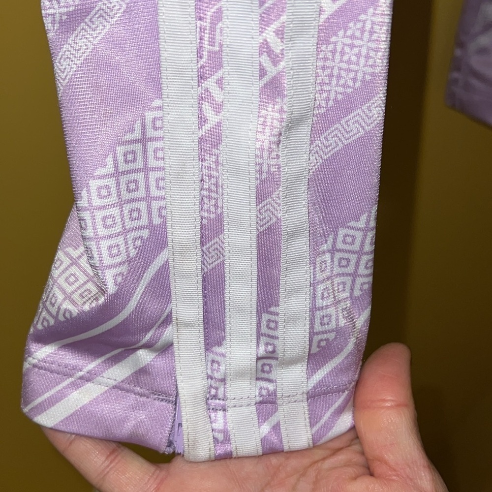 Adidas Bandana Print Lilac Track Pants Superstar - Picture 9 of 12